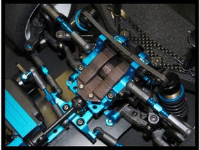 Getriebe Abdeckung tb evo 7 r c Fahrzeuge 3d print model - Mito3D