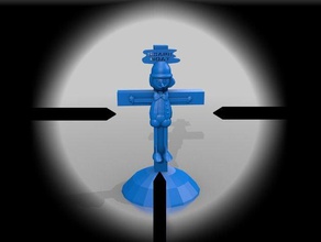 s ndenbock crucificado pinoccio esculturas 3d print model - Mito3D