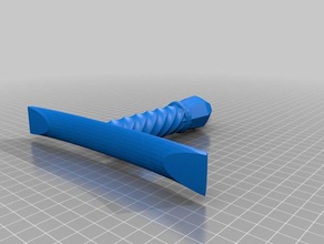 glamdring punho de espada A impressão 3d o hobbit sda adereços 3d print model - Mito3D