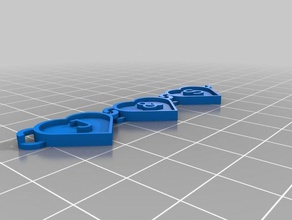 migliori amici catena moda su misura 3d print model - Mito3D