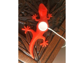 gecko apple watch chargeur de l'électronique 3d print model - Mito3D