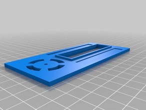 front affichage lcd 2x16 con naveg por teclas de l'électronique 3d print model - Mito3D