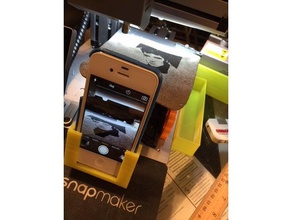 snapmaker camera attachment 3d printer accessories adaptor mount iphone 4 iphone4 addessory 3d print model - Mito3D