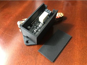 caja montable caso de adafruit pluma huzzah mini relé featherwing la electrónica 3d print model - Mito3D