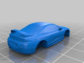 mitsubishi eclipse gsx veículos awd de carro turbo 3d print model - Mito3D
