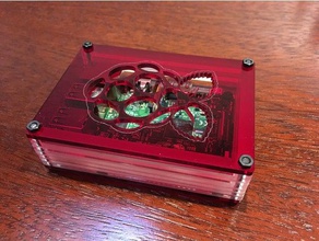 raspberry pi 3 cas - découpé au laser de l'électronique découpées lasercut lasercutter coupeur graveur la framboise raspberrypi logement 3d print model - Mito3D