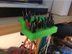 de tablero puente organizador la electrónica cable 3d print model - Mito3D