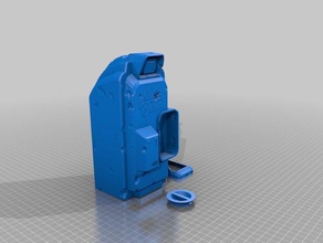 nuka cola, máquina de venda directa - mealheiro adereços fallout 4 scifi 3d print model - Mito3D
