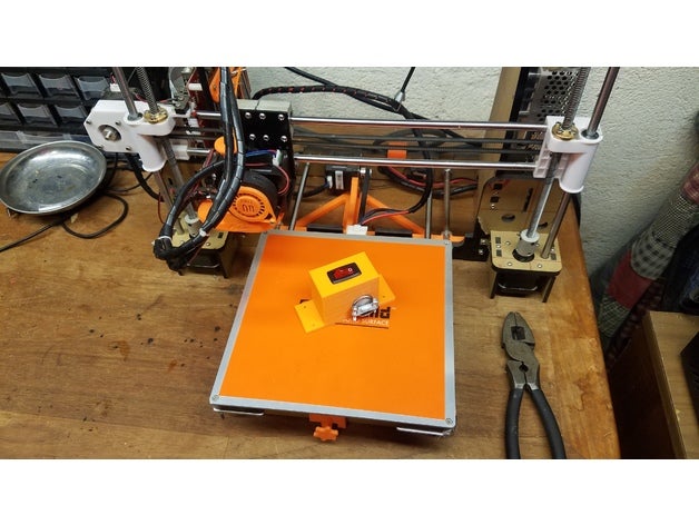 desligar anet a8 fuseless Impressora 3d acessórios atualização atx fonte de alimentação tampa off interruptor psu whitetrashfpv 3D print model - Mito3D