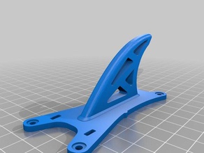 astro x solid top plate fin r c vehicles 3d print model - Mito3D