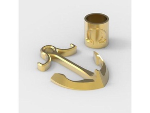 anchor - procejt omega bracciali 3d print model - Mito3D