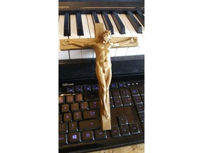 crucifix original sculptures christ christianism 3d print model - Mito3D