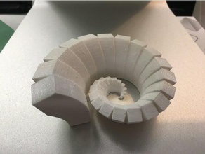 küp spiral sanat 3d print model - Mito3D