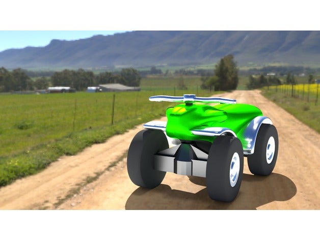 Spielzeug atv Fahrzeuge quad 3D print model - Mito3D