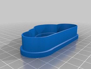 nube de cortador la galleta La impresión en 3d 3d print model - Mito3D