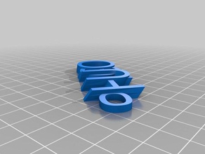 llavero hugo llaveros personalizado 3d print model - Mito3D