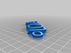 llavero lola Anahtarlık özelleştirilmiş 3d print model - Mito3D