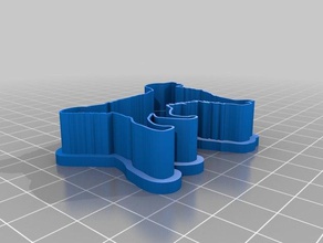 golden retriever cookie cutter 3d printing 3d print model - Mito3D