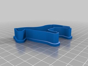 zebra horse cookie cutter 3d printing 3d print model - Mito3D