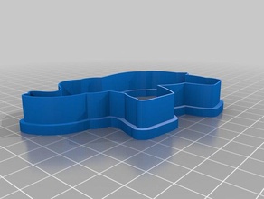 elefante cortador de galletas La impresión en 3d 3d print model - Mito3D