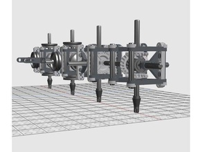 6d Gyroskop-Konzept Raum Stabilisierungs - Lage-Fixierung Kunst 3d print model - Mito3D