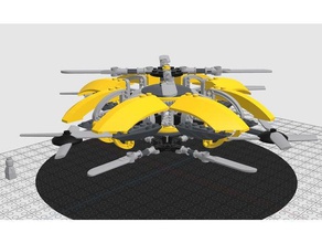 mechanical eagle 01 concept design art 3d print model - Mito3D