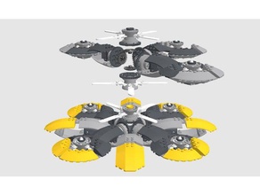 mechanical eagle 03 concept design art 3d print model - Mito3D