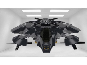 mécanique aigle 04 super drone concept de design art 3d print model - Mito3D
