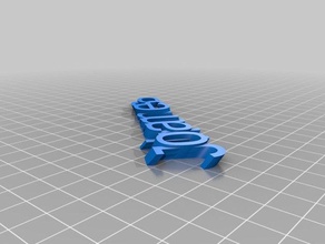 my customized iamburny's text - name keyring johannes organization 3d print model - Mito3D