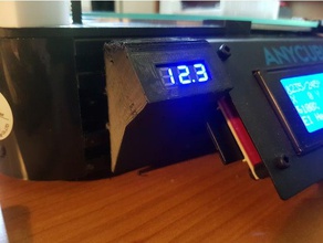 voltmeter Unterstützung anycubic delta mehr weniger beliebigen Drucker 3d Zubehör led-voltmeter 3d print model - Mito3D