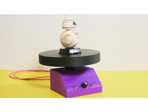 diy mesa giratória motorizada foto & vídeo eletrônica modular o motor paramétrico fotografia de 3d print model - Mito3D
