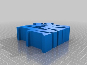 Flachkopfschrauben Skulpturen kundengebundene 3d print model - Mito3D
