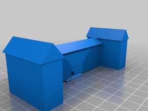 villa fácil La impresión en 3d grande de casa lujo la aldea 3d print model - Mito3D