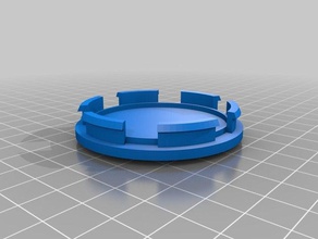 universal 60mm decepticons wheel cap automotive 3d print model - Mito3D