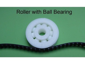roller engineering ball bearing belt 3d print model - Mito3D