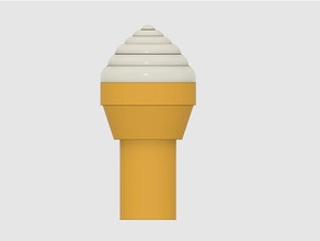 giant lego -like ice cream cone toys & games 3d print model - Mito3D