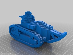 bf1 tank 3d slash battlefield 3d print model - Mito3D
