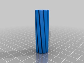 il mio personalizzato spirale vaso lineare boccola 48mm Stampante 3d accessori su misura 3d print model - Mito3D