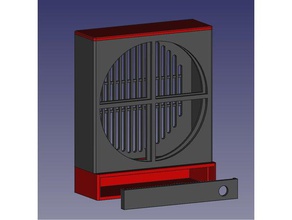 desktopfan el uso de pc ventilador La impresión en 3d fan la reutilización 3d print model - Mito3D