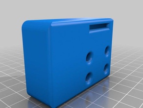 raspberry pi caméra cardan adaptateur gopro taille titulaire r c véhicules 3d print model - Mito3D