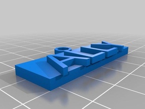 ally Anahtarlık özelleştirilmiş 3d print model - Mito3D