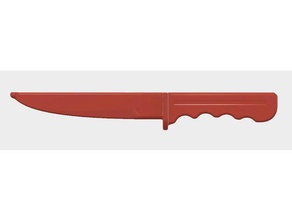 combat training plastic knife sport & outdoors fusion 360 3d print model - Mito3D
