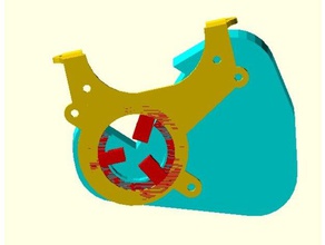 3m Atemschutzmaske recirculting filter bis mini - Bajonett-Halterung 3d Drucker Zubehör 3d print model - Mito3D