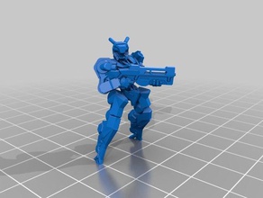 tetra - mobile braccia telaio leggero giocattolo & accessori di gioco 28mm in miniatura drone gundam mech mecha robot scifi wargame 3d print model - Mito3D