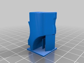jgaurora a5 fan duct - reinforced 3d printer parts 3d print model - Mito3D