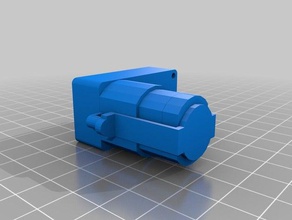geared motor l shape 3d printing dc yellow 3d print model - Mito3D