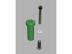 adaptor mini quick change toolpost sherline lathe diy 3d print model - Mito3D