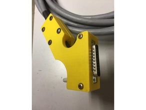 25 pin dsub connector protection-anti cable twist robotics motion control 3d print model - Mito3D