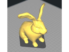 happyrabbit Skulpturen Tier bunny Kaninchen 3d print model - Mito3D