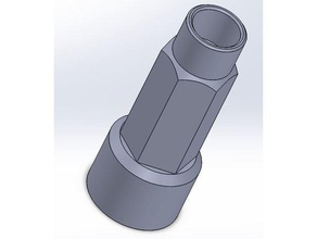 17 mm lugnut kapak Otomotiv kap lug fındık tekerlek 3d print model - Mito3D